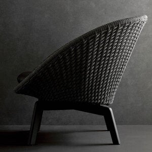 Peacock Loungestol Svart