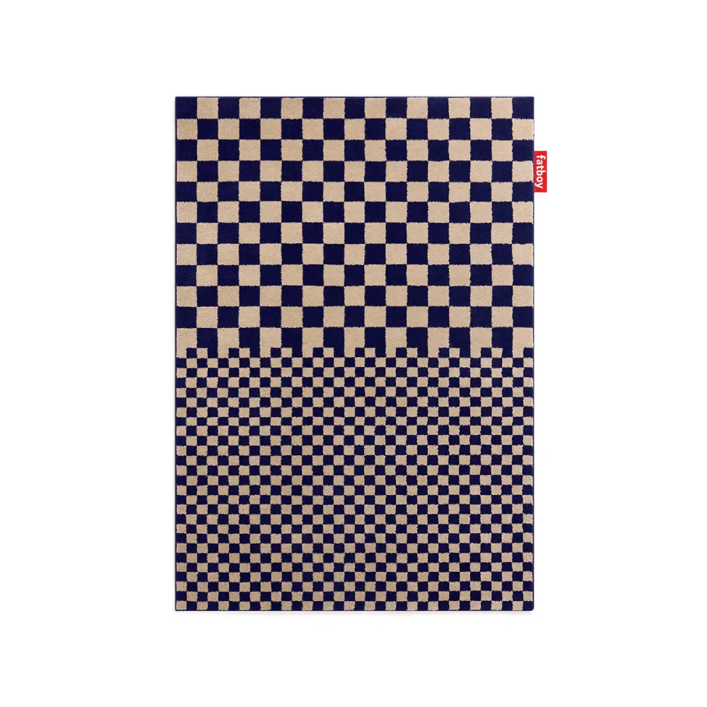 Teppe petit square affair blue-beige