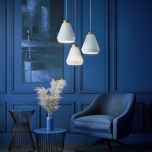 Edge pendellampe M Svart E27