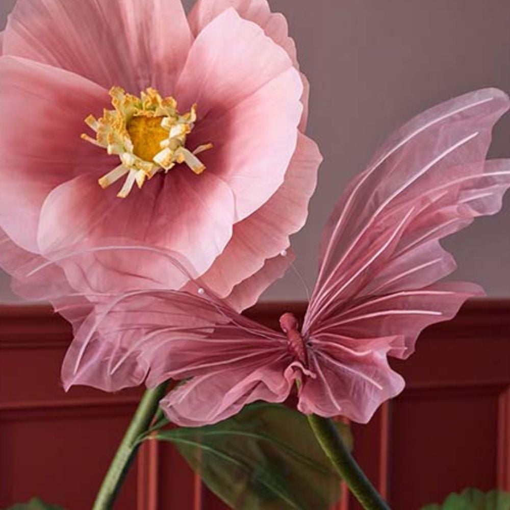 Blomst Signe vegg Purple