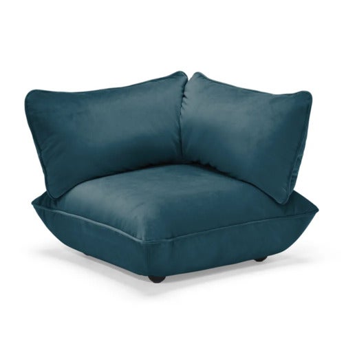 Sumo Hjørnemodul Velvet Recycled Petrol