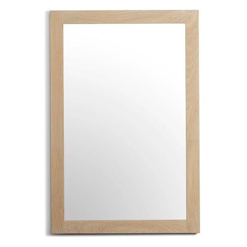 Nova Mirror 90x60 cm Hvitoljet eik