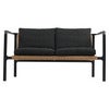 Motty 2-seter sofa svart / Teddy black