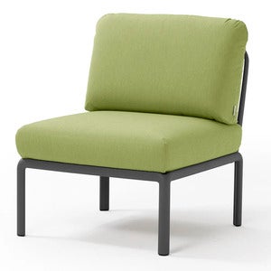 Komodo midtdel Antraciteite-Avocado Sunbrella