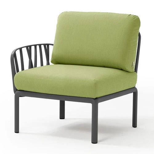 Komodo siste del Anthracite - Avocado Sunbrella