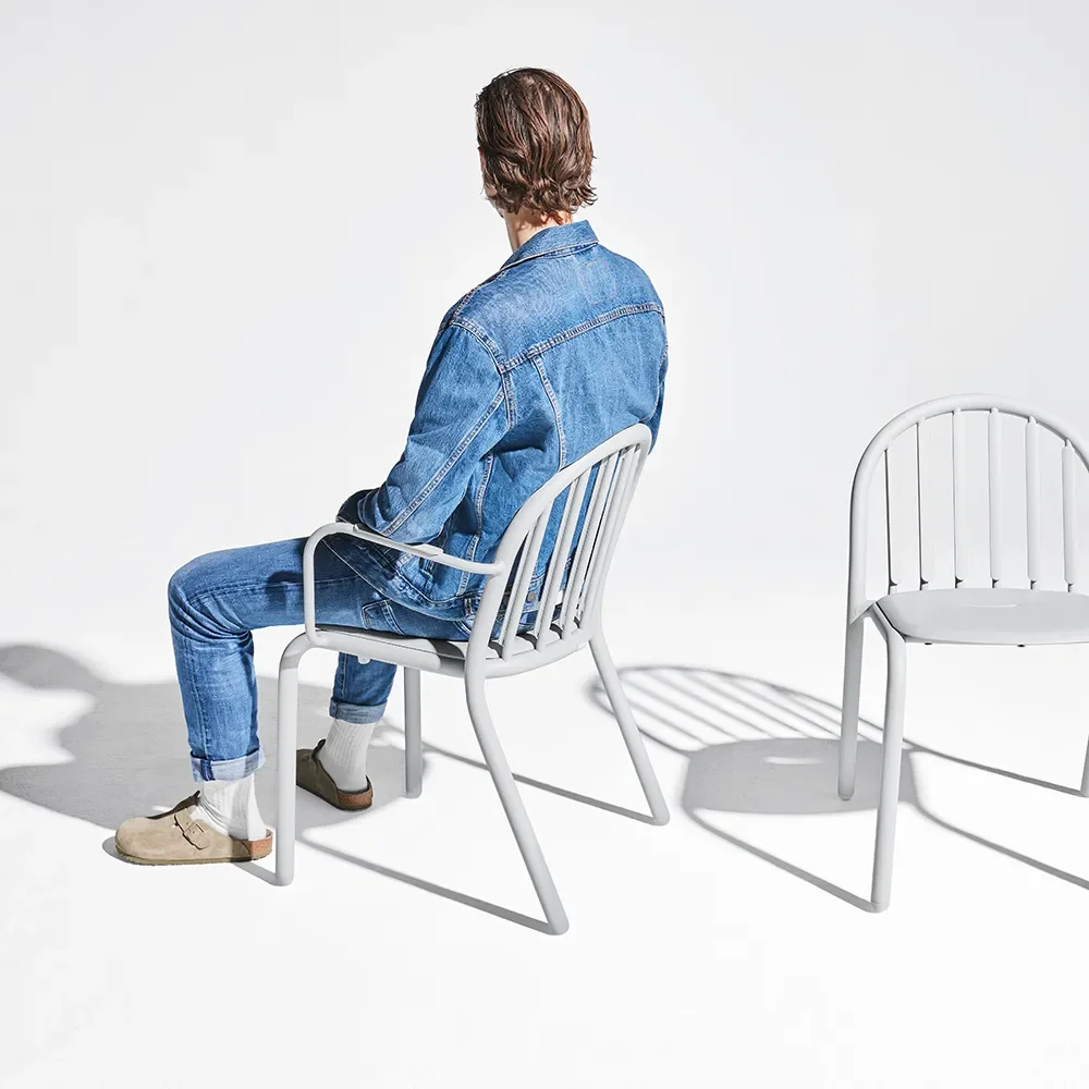 Fred'S Spisestol med armlener Anthracite