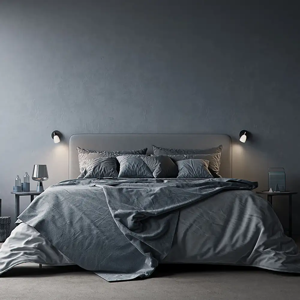 Cut vegglampe svart G9