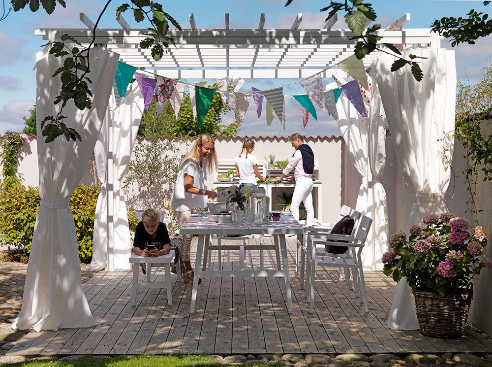 Delia karmstol hvit Brafab