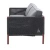 Encore 2-seters sofa  Grey / Bordeaux