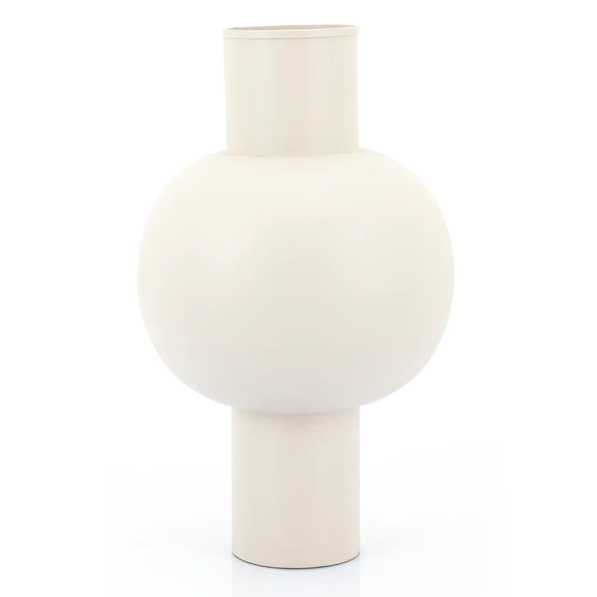 Ola large 25.5x25.5x43 cm jern hvit