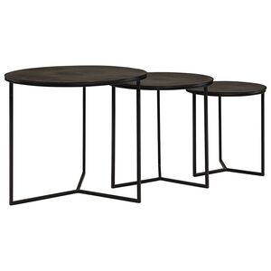 Juni settbord sett svart Artwood