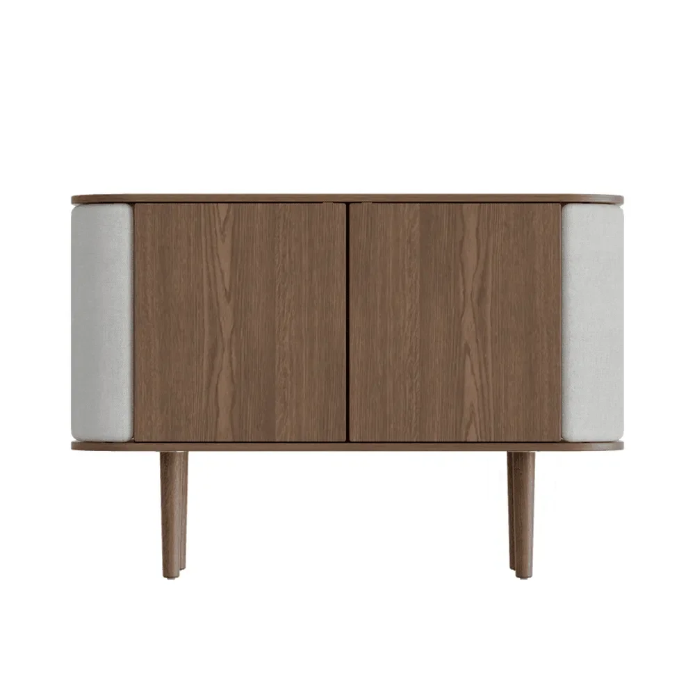 Treasures skap med 2 dører i mørk eik/Sterling