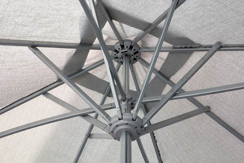 Major Parasol 300X300 cm Grå
