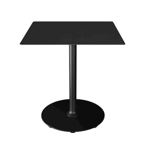  PICO Sofabord 70x70 cm, rund sokkel sort