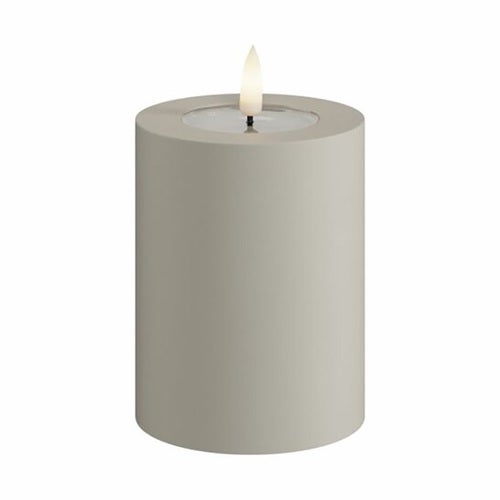  LED utendørs blokklys 7,5x 10 cm sand