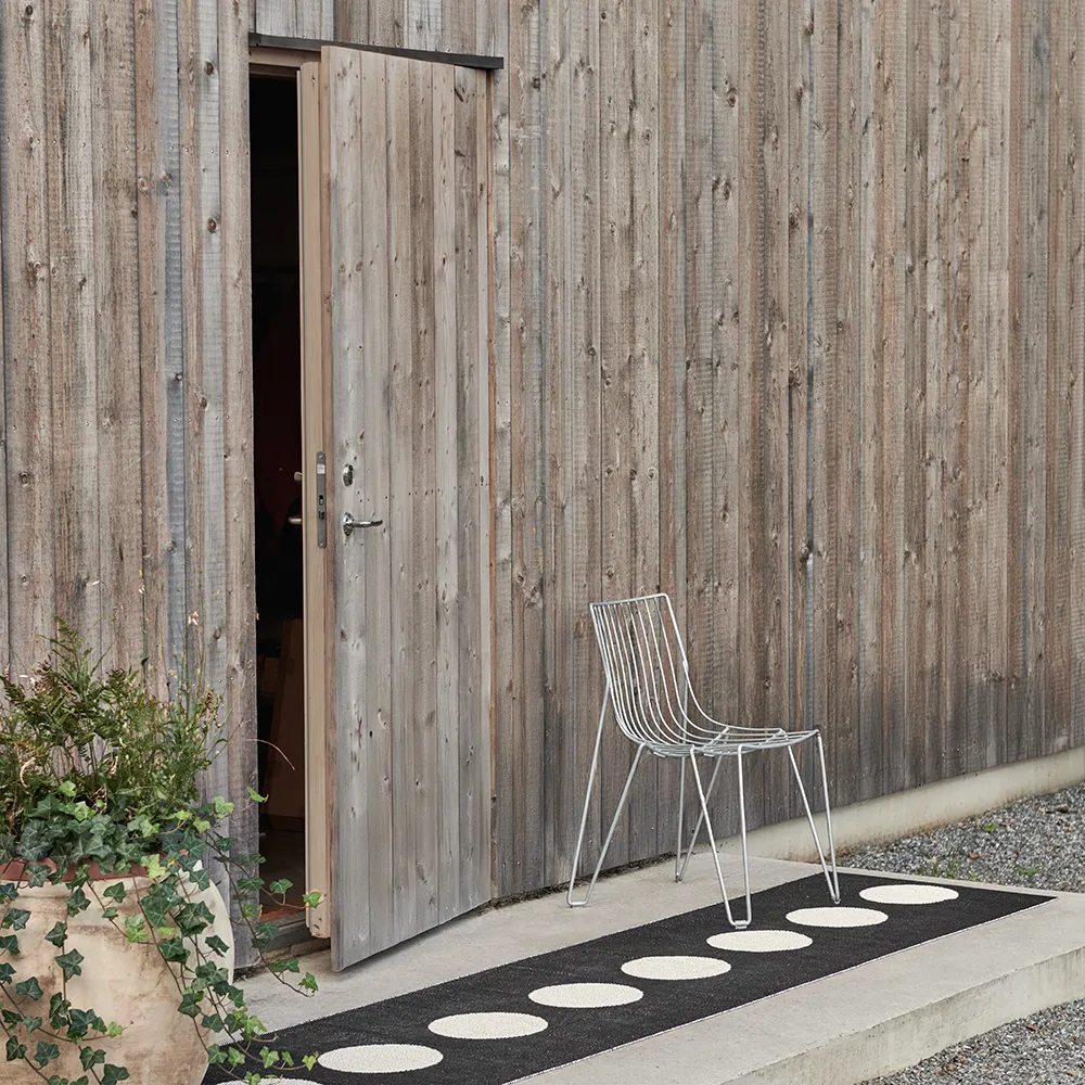 Vera matte 70x225 cm black/vanilla 