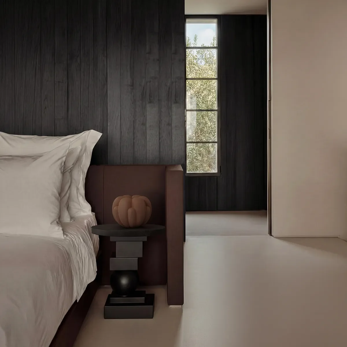 Artist sidebord - Coffee Black Oak
