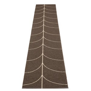 Vevd Teppe Leif Dark Brown 70x360 cm