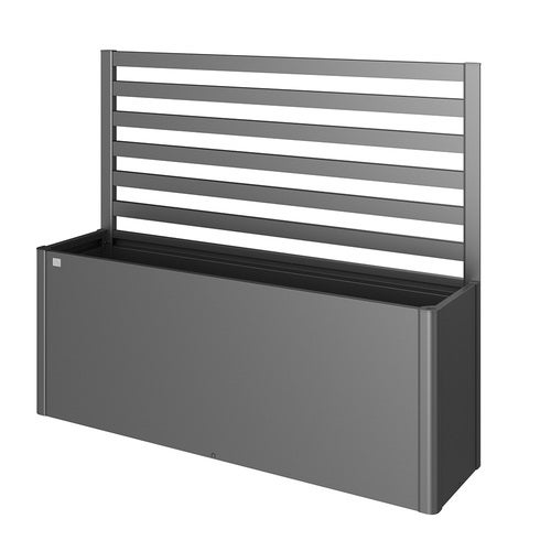 Plantestøtte 4m metallic mørkegrå