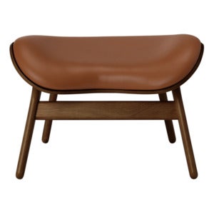 A Conversation Piece Ottoman Ottoman Solid Oak,Artificial Leather,Plyw