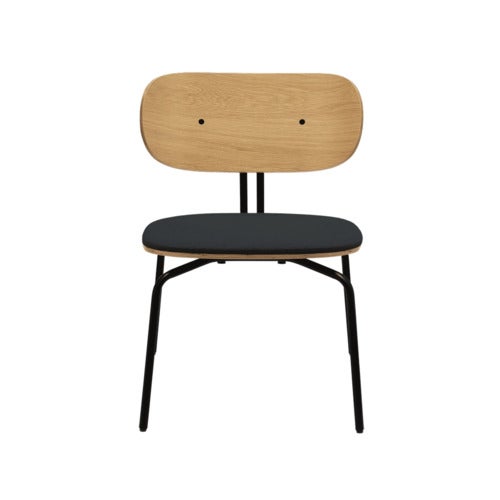 Curious lenestol eik/svart Shadow