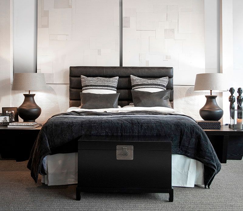 Lisbon sengegavl 180 X 160 cm skinn Artwood