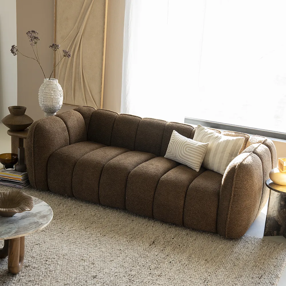 Sofa Cubetto (2,5-seter) Brown
