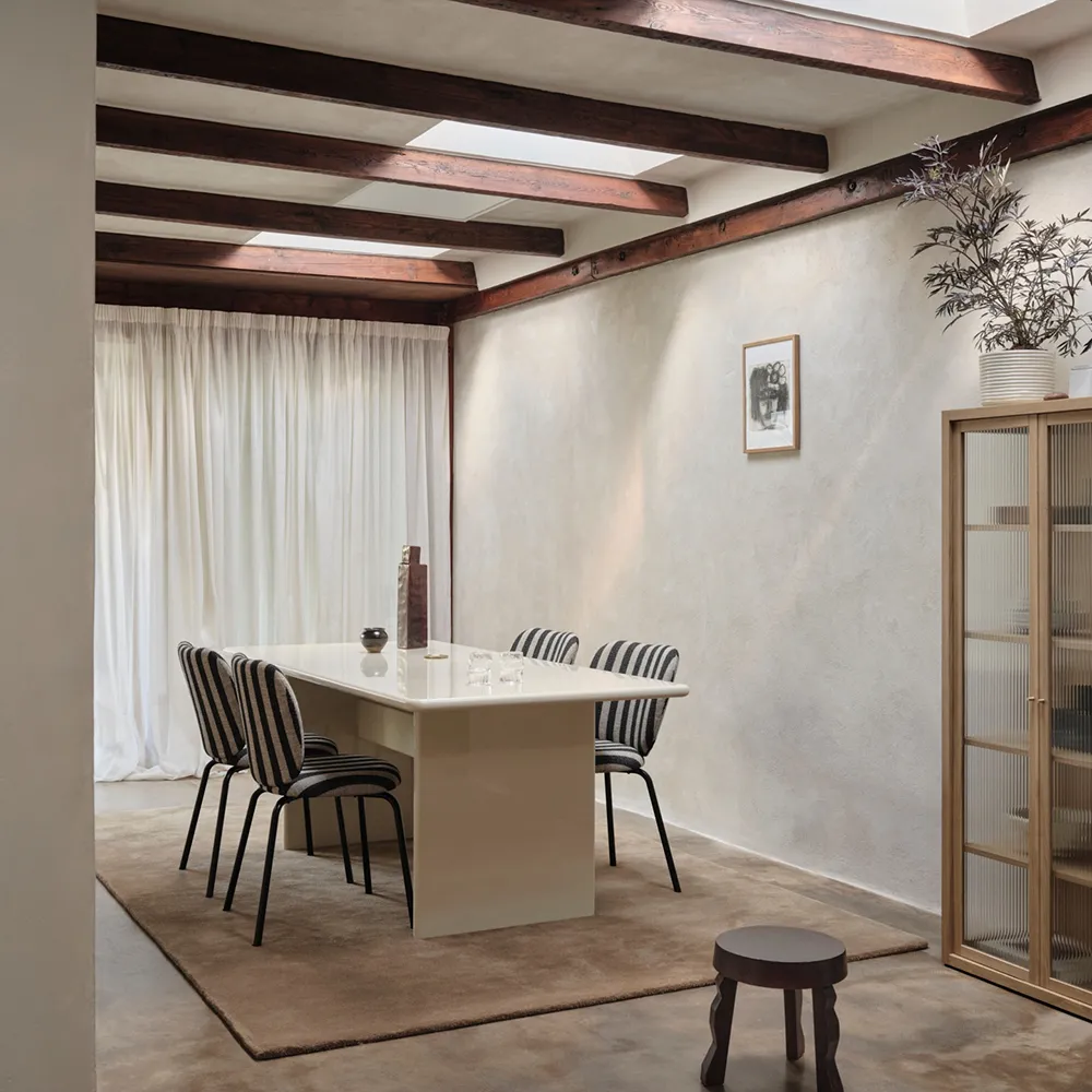 Rink Spisebord 200x90 cm - Eggshell