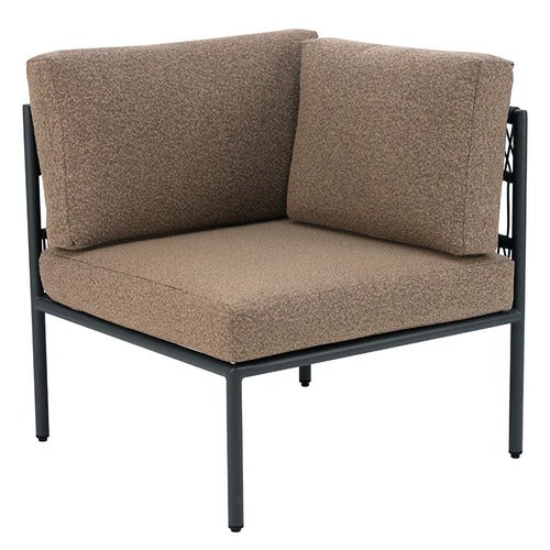 Reno hjørnestykke Svart / Raw Peanut