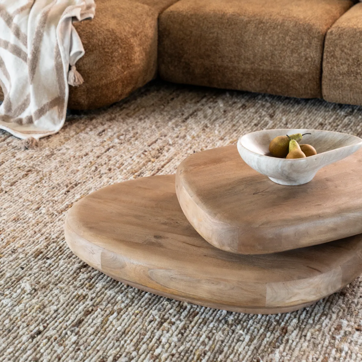 Kabo Salongbord - light brown 100x80x27 cm