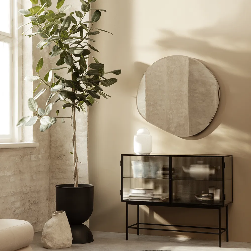 Pond Speil 87x94 cm Brass