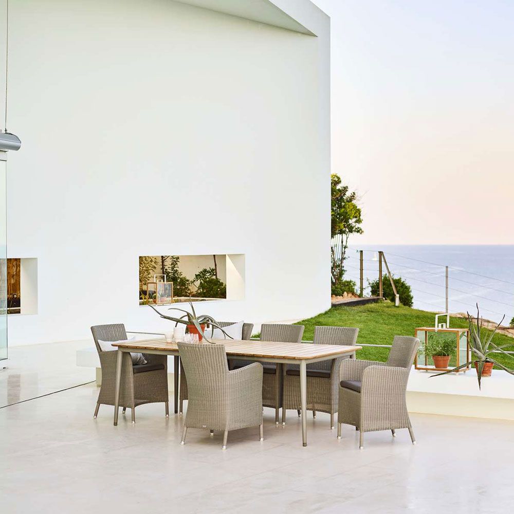 Hampsted karmstol kunstrotting svart