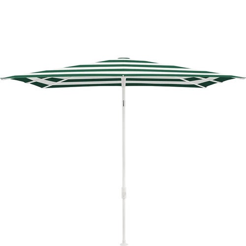 Smart parasoll 200x200 cm matt white Kat.5 589 Green Stripe