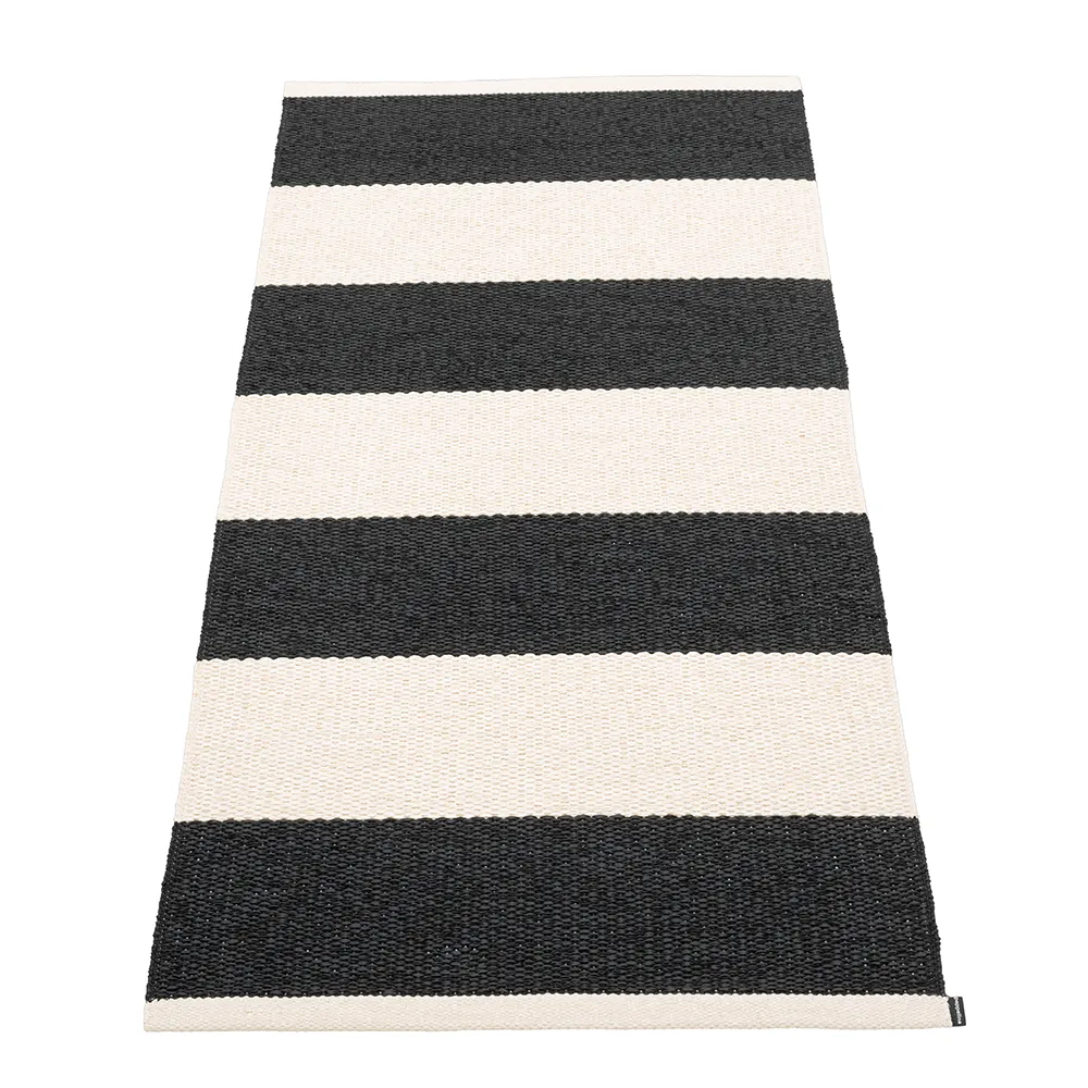 Bob teppe Black/Vanilla 70 x 150 cm