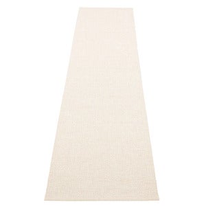 Emm teppe 70 x 300 cm Vanilla/White Metallic