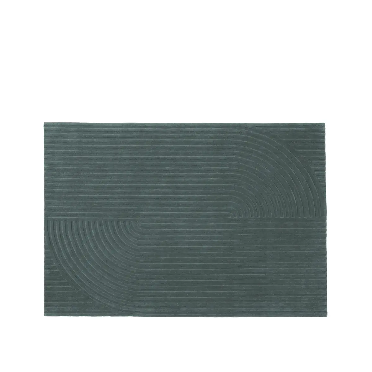 Muuto, Relevo Teppe Quattro - 170 x 240 cm - Mørkegrønn