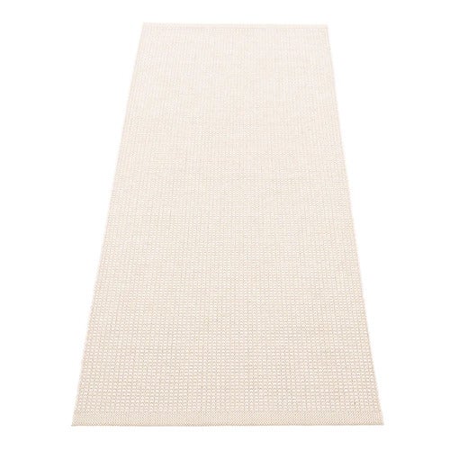 Emm teppe 70 x 180 cm Vanilla/White Metallic