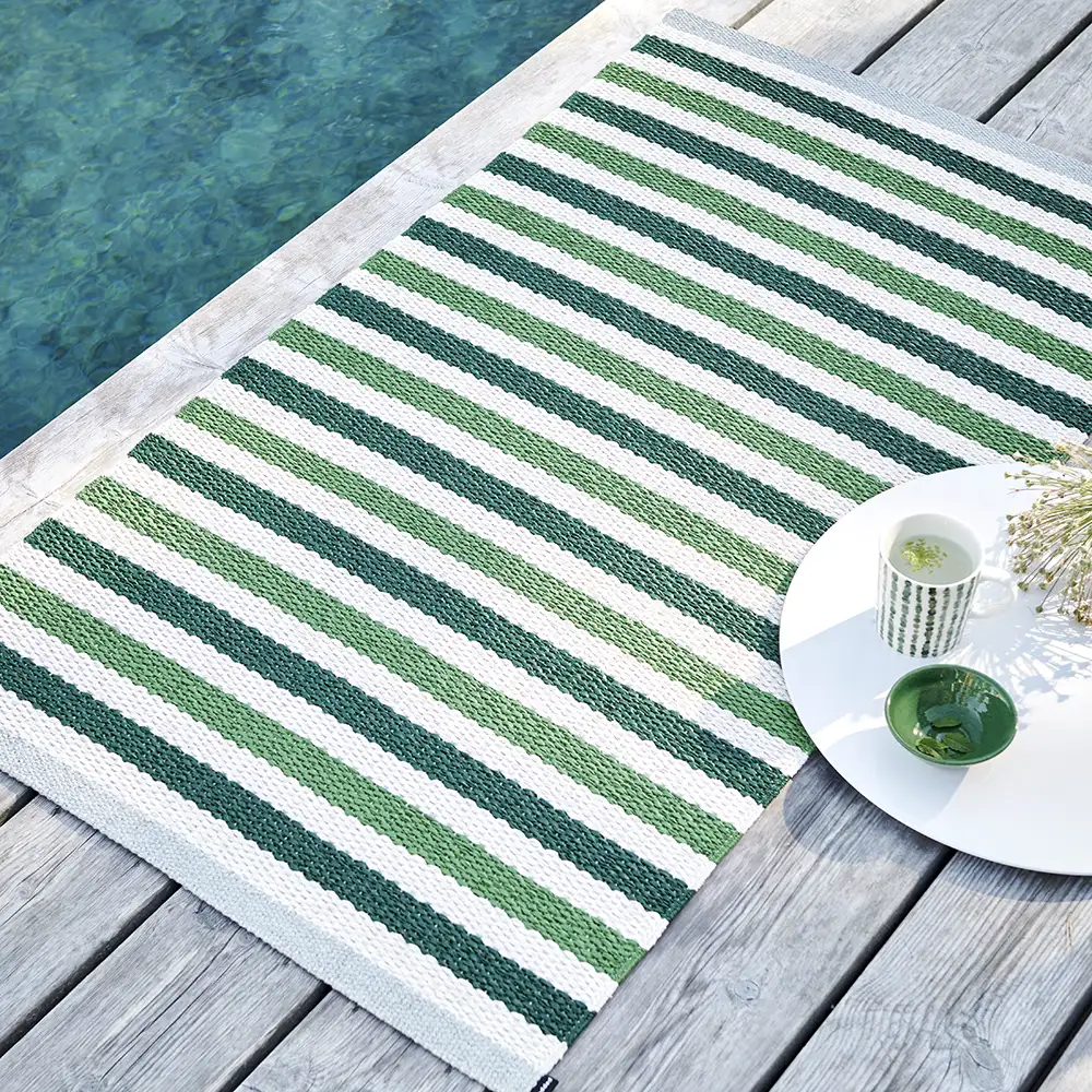 Teo matte 85x200 cm Dark Green/Grass Green/Vanilla 