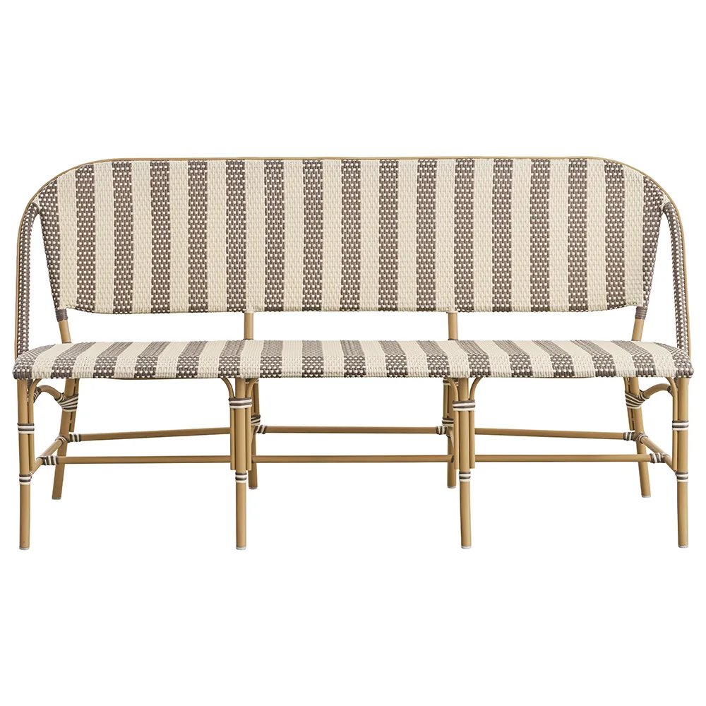  Sofie 3-seters sofa hvit/cappucino