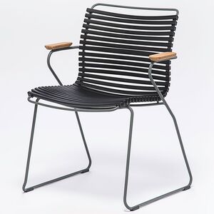 Click Karmstol svart aluminium