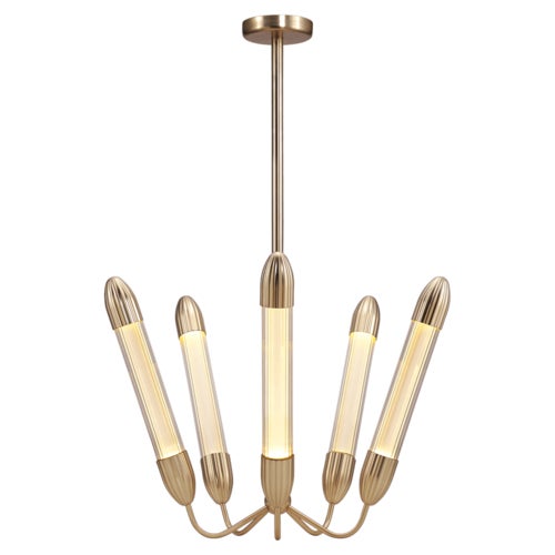 Lemon Squeeze taklampe Ø68 cm messing