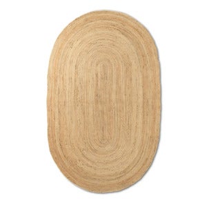 Eternal Oval Jute Rug - 140X240 cm