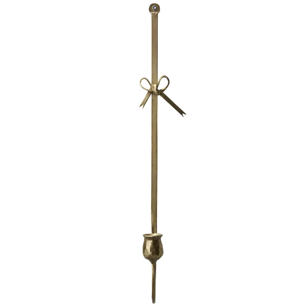 Vegglysestake Francis L Brass H57 cm