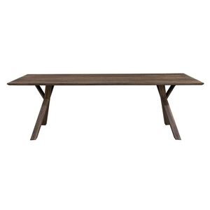 Spisebord Tree 90 X 200 Cm Oak Silver Back