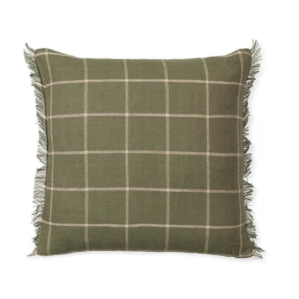 Calm Putetrekk 50x50 - Olive/Off-white