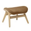 A Conversation Piece Ottoman Fotskammel Oak/Sugar Brown