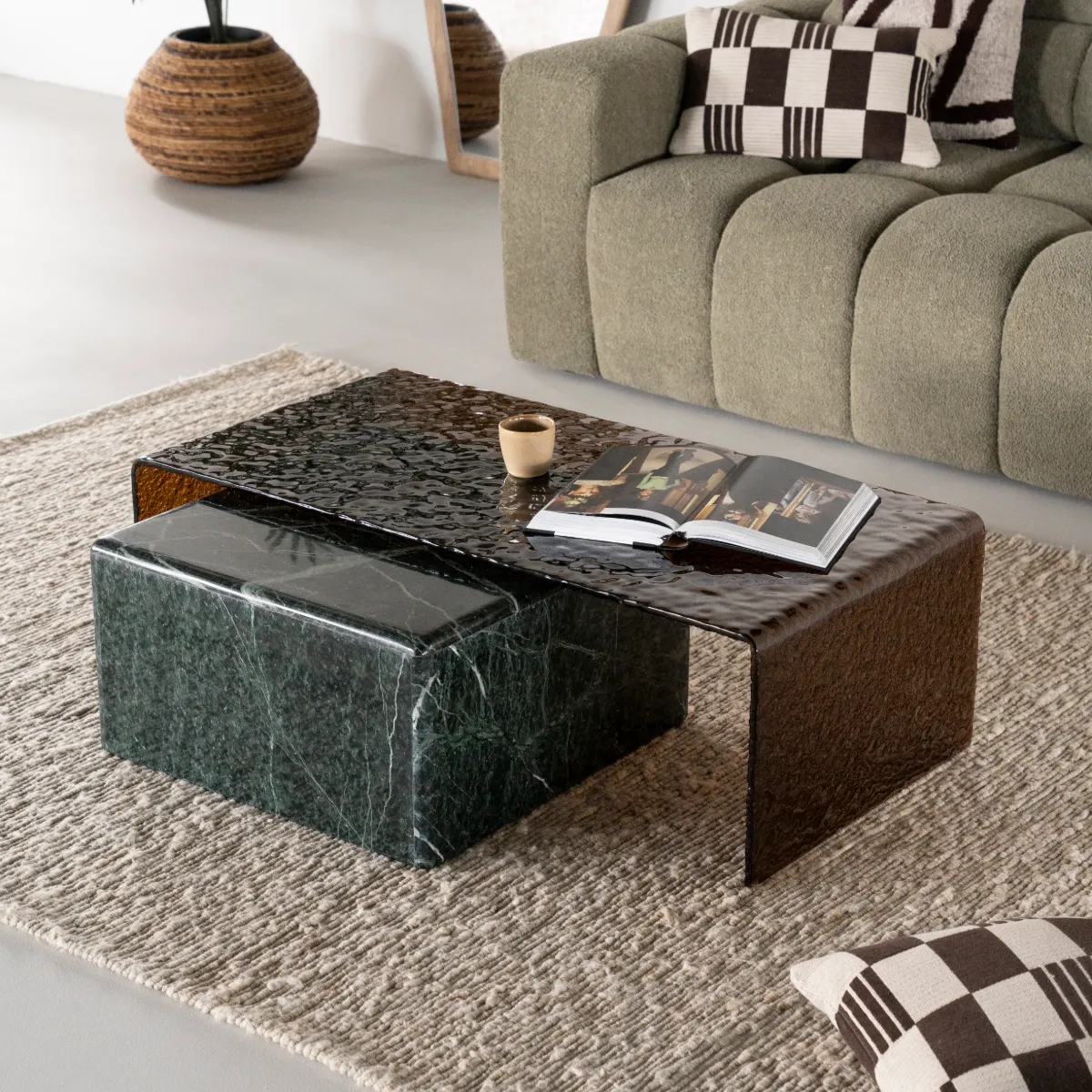 Coffee table Ripple 110x55x35 cm