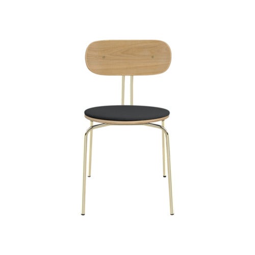 Curious spisestol eik/messing Shadow