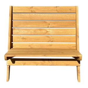 Double Granny Chair oljet furu