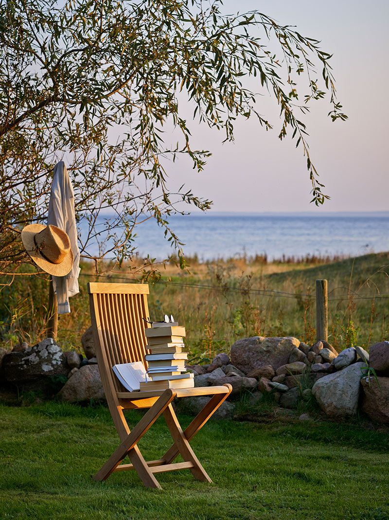 Viken klappstol teak Skargaarden